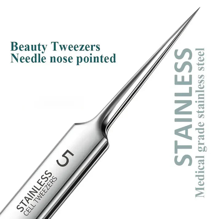 3-Piece High Precision Tweezer Set